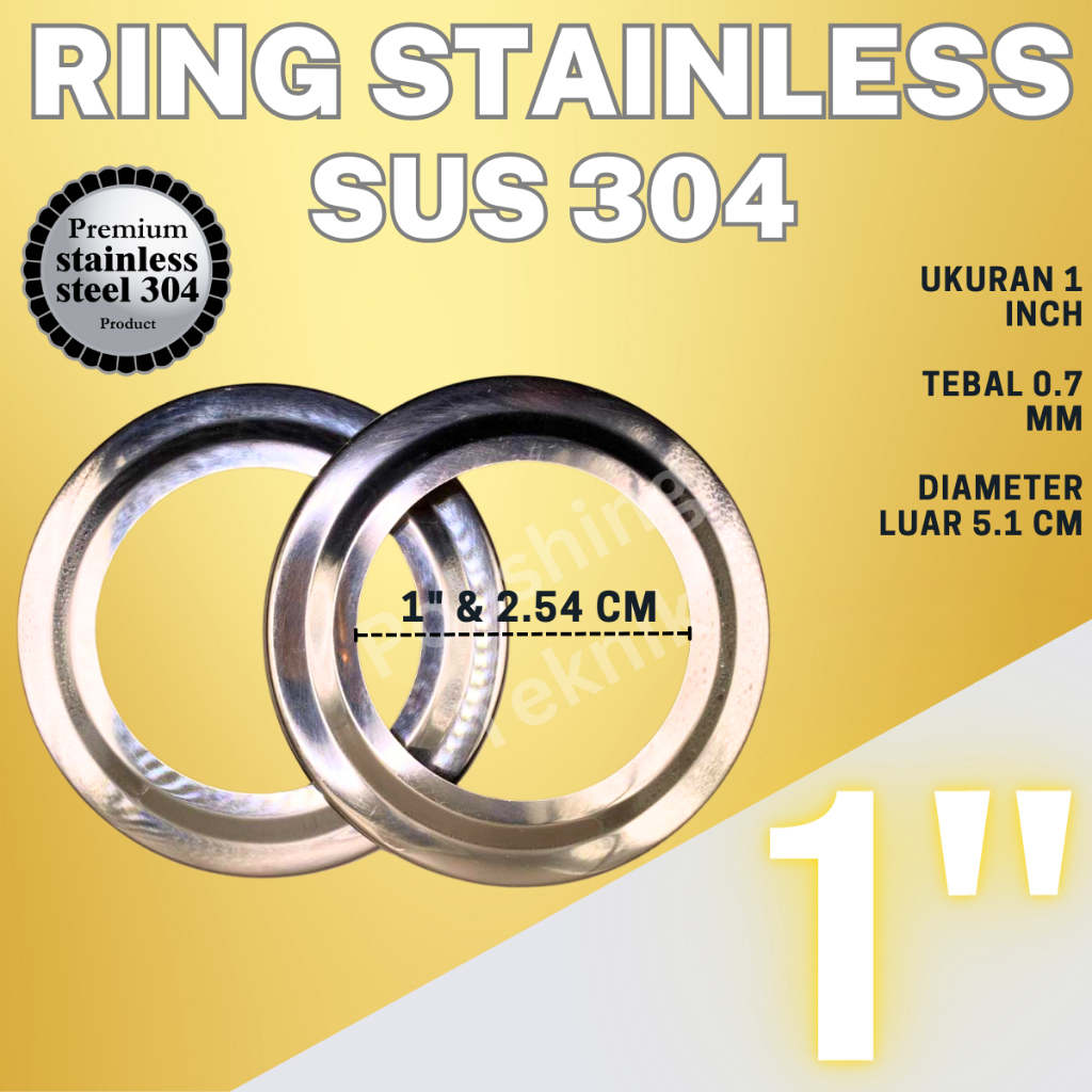 Ring Stainless Pipa 1" Inch SUS 304