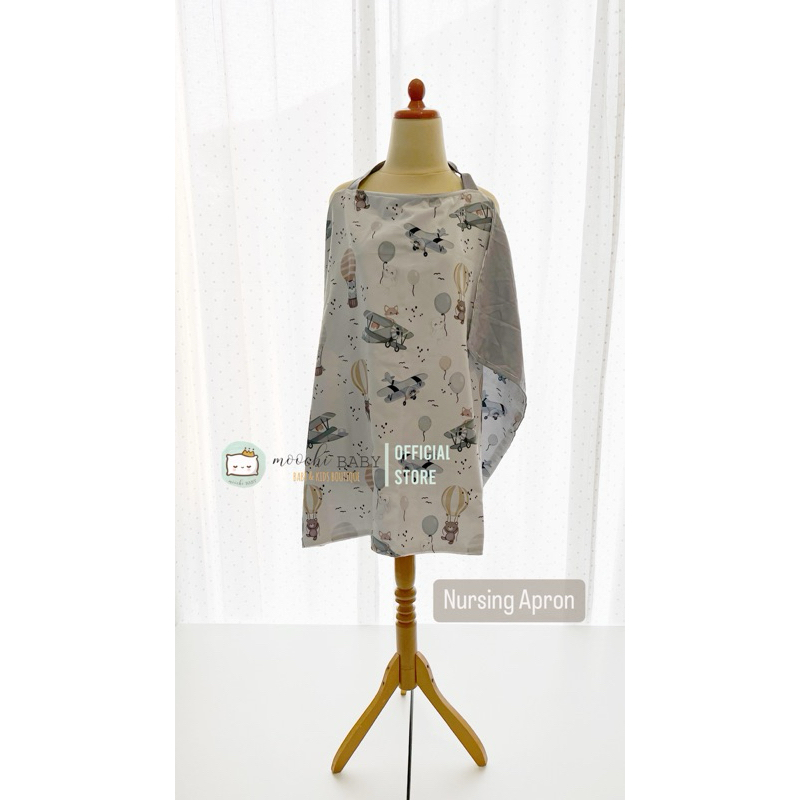 moochi baby nursing apron cover menyusui ready newborn baby
