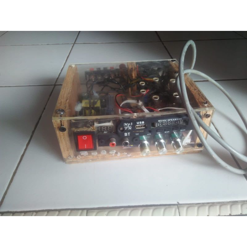 amplifier class D 2.1 100watt subwoofer 50wattx2