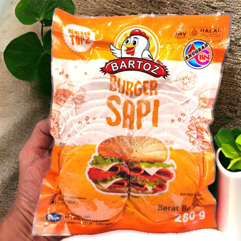 

Bartoz Burger Sapi Beef Burger 20 pcs Frozen Food Sukabumi