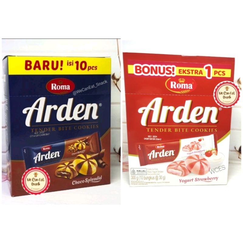 

Biskuit Roma Arden Choco Splendid/Yogurt Stoberi 30gr