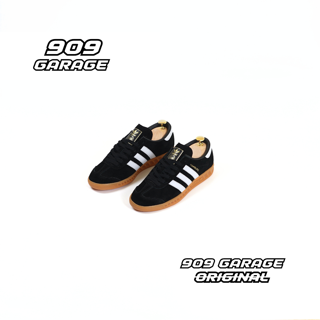 Adidas Hamburg Black White Gumsole 100% Original BNIB