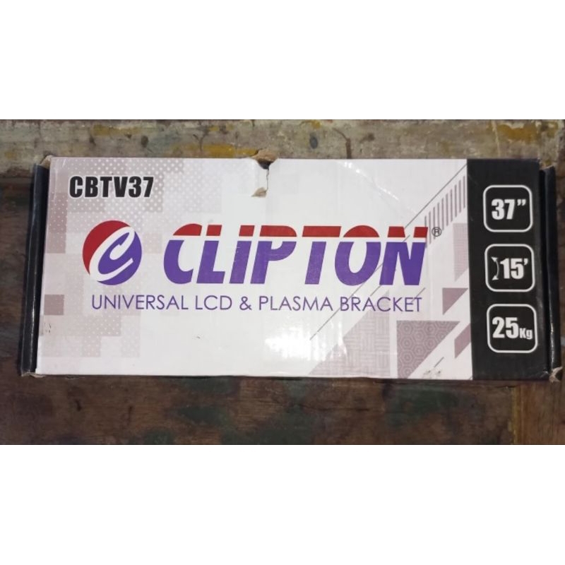 Bracket tv LED LCD Clipton 37" dengan waterpass