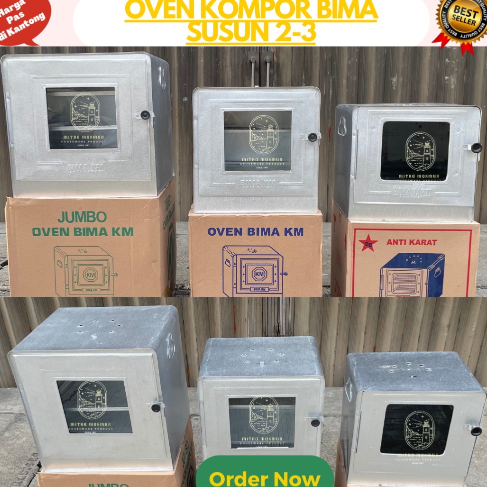 NEW OVEN KOMPOR TANGKRING BIMA SUSUN 2  3 OVEN MURAH ALAT PEMANGGANG n Premium Readystock