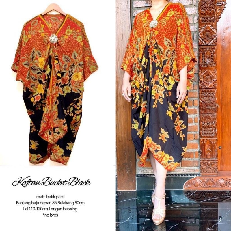 Kaftan Batik Kaftan Paris Kaftan Rayon Kaftan Kondangan Batik Modern