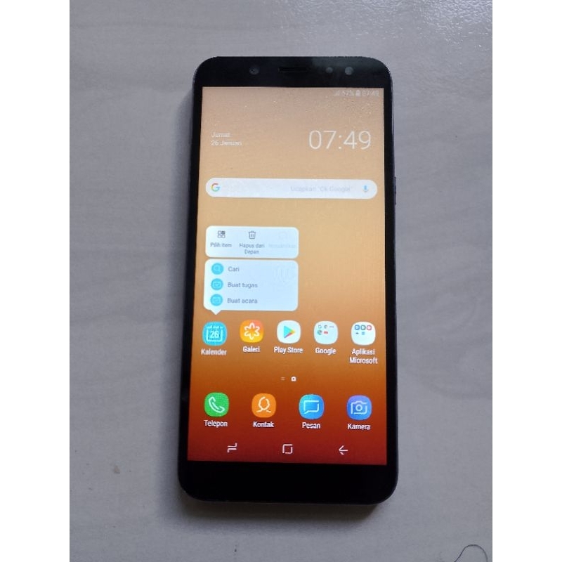 Samsung GALAXY J6 (J600) RAM/ROM (3/32) 4G LTE Second Siap Pakai
