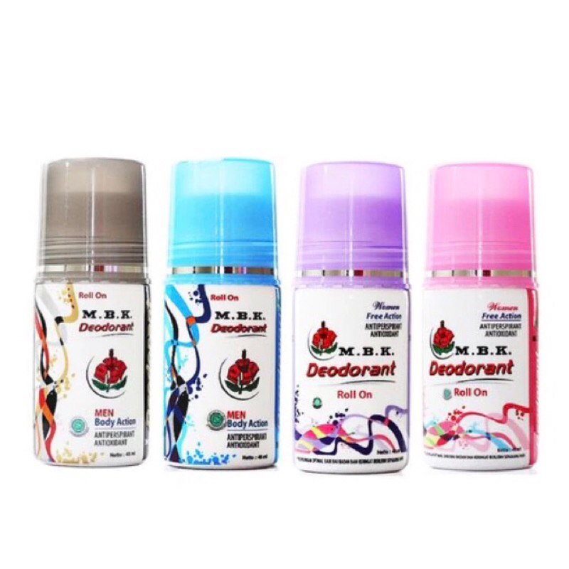 MBK DEODORANT ROLL-ON / MBK POWDER PENGHILANG BAU BADAN 40ml mbk roll on man dan mbk roll on women
