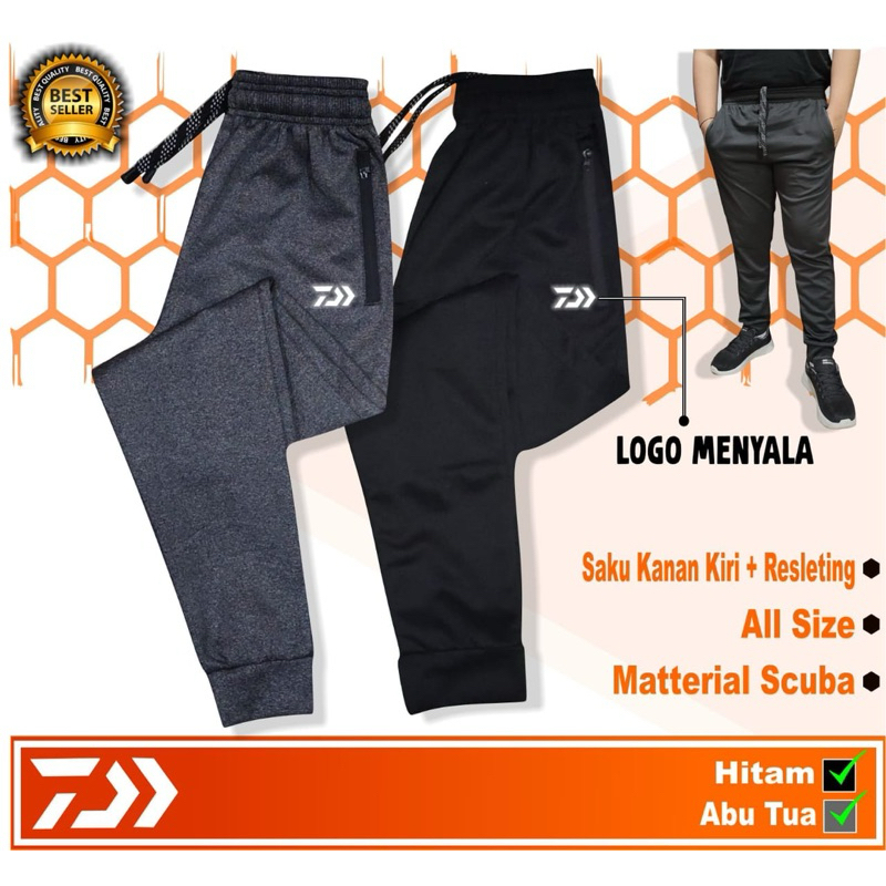 Training mancing daiwa celana mancing joger mancing premium