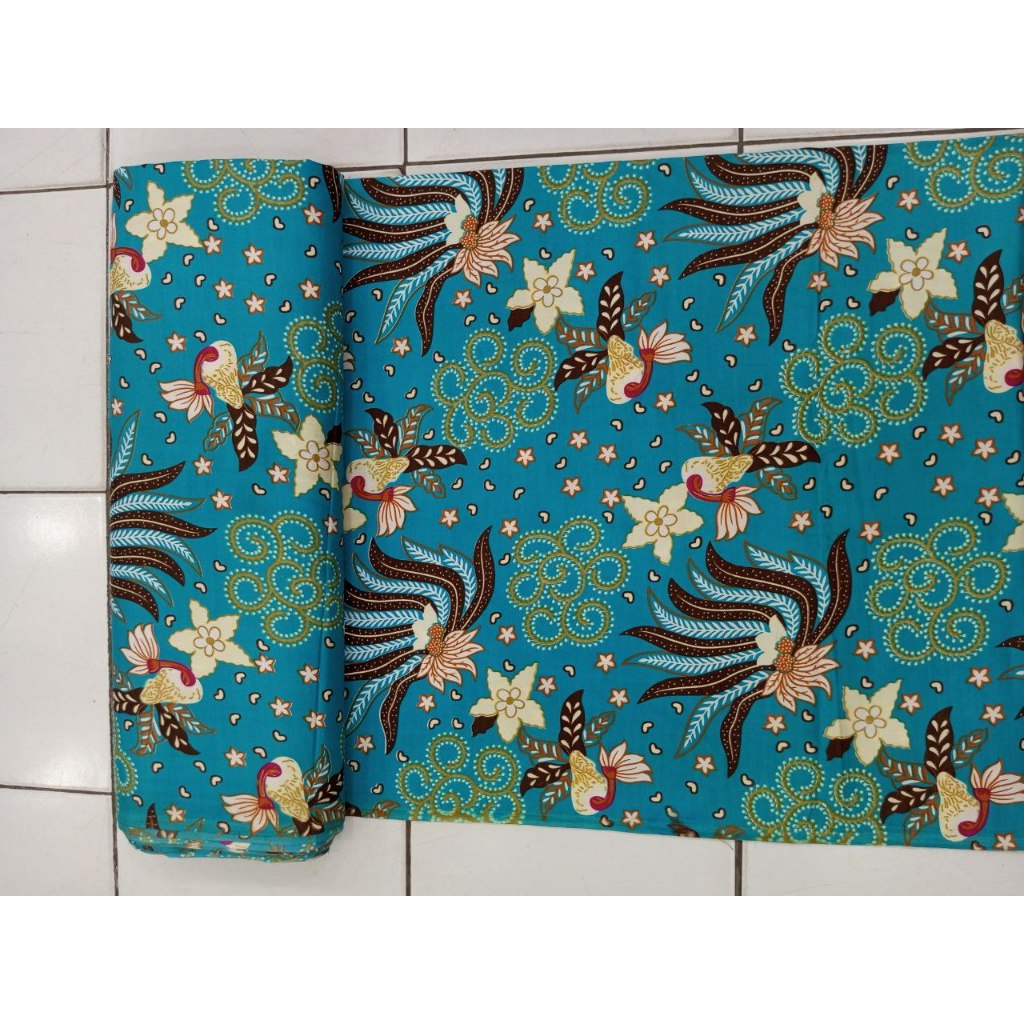 Kain Batik Katun Motif cocok untuk rok kemeja outer dl harga meteran