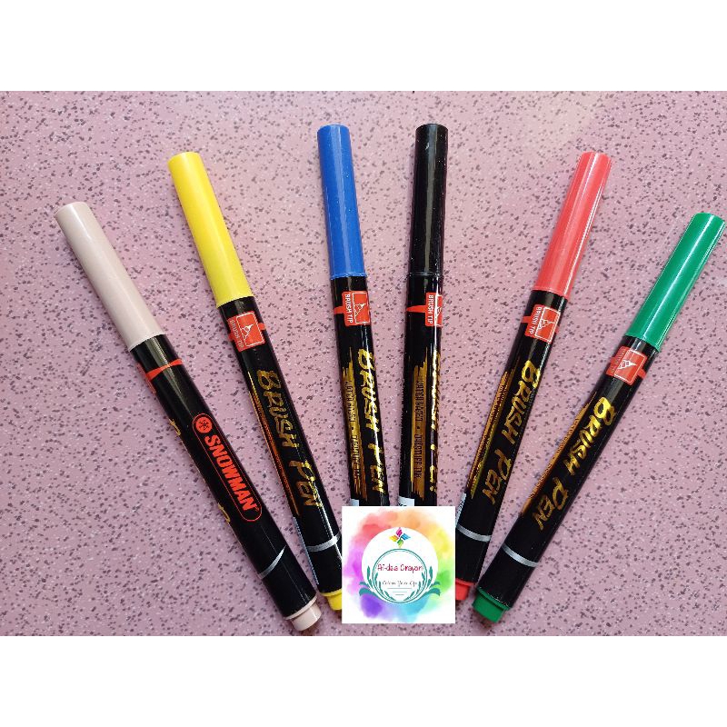 

penebal Snowman brushpen Ecer