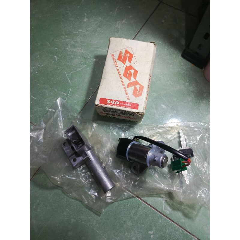 kunci kontak set jok satria lumba, shogun new 110 original sgp