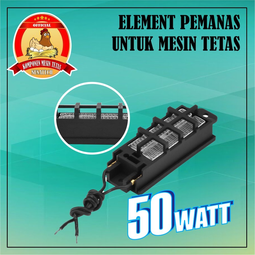 NEW Elemen Pemanas Udara Mesin Tetas Telur Inkubator PTC Air Heater 220V 50W