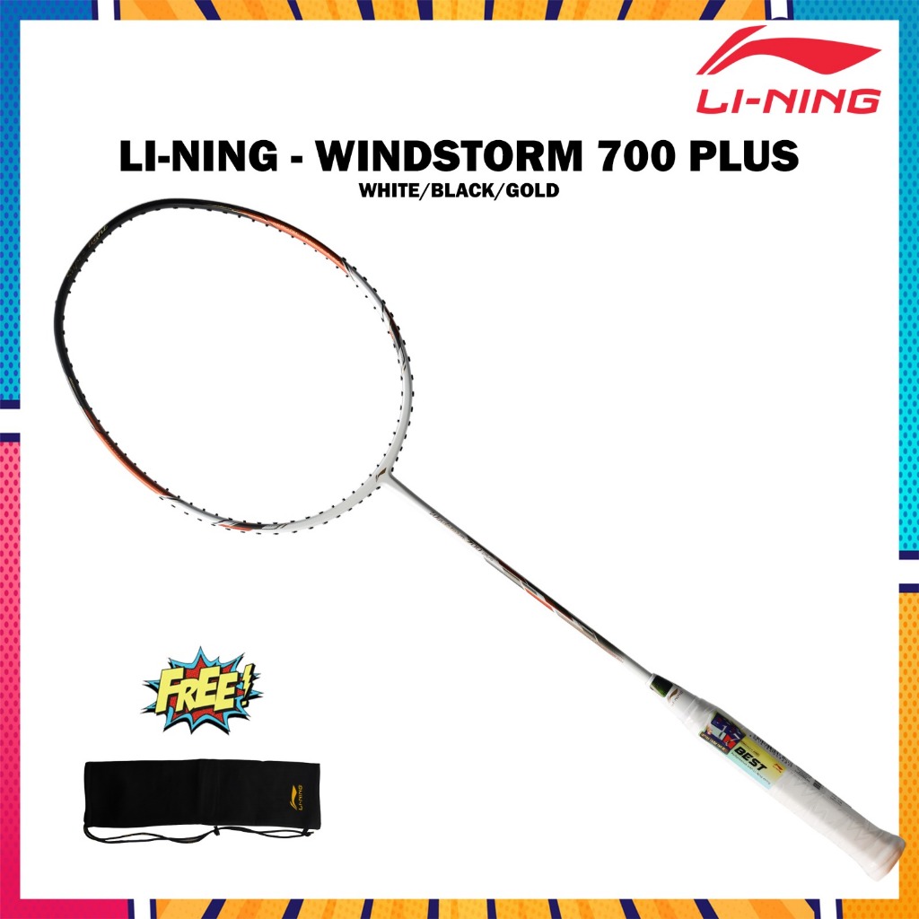 Raket Badminton Lining  Raket Windstorm 700+ 700 Plus