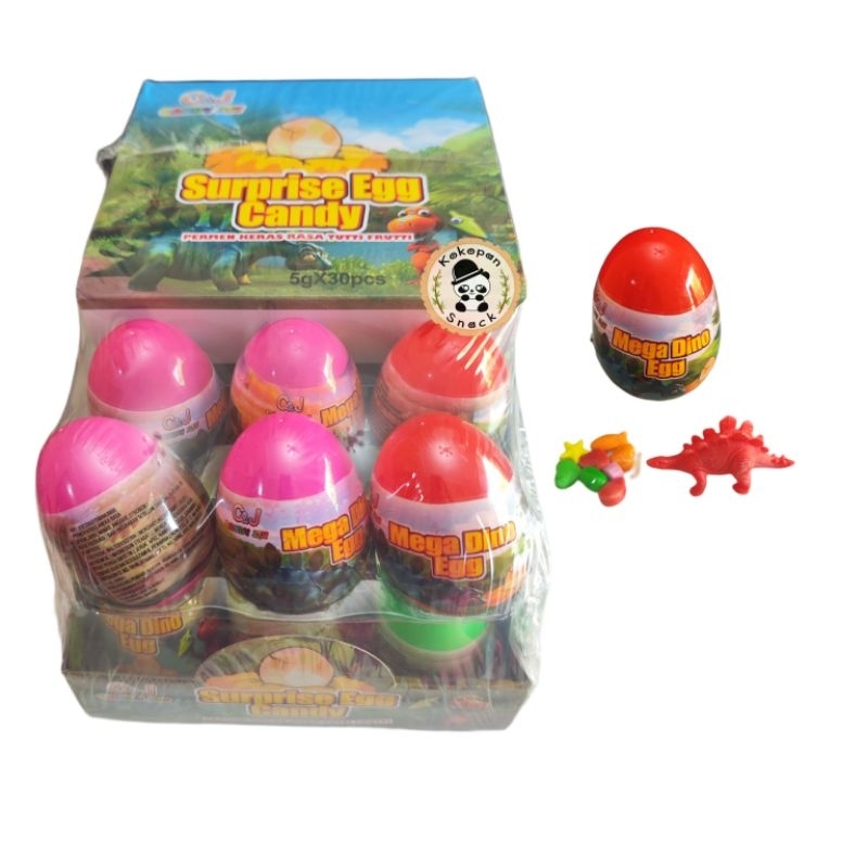 

C&J DINO SURPRISE EGG CANDY BOX ISI 30