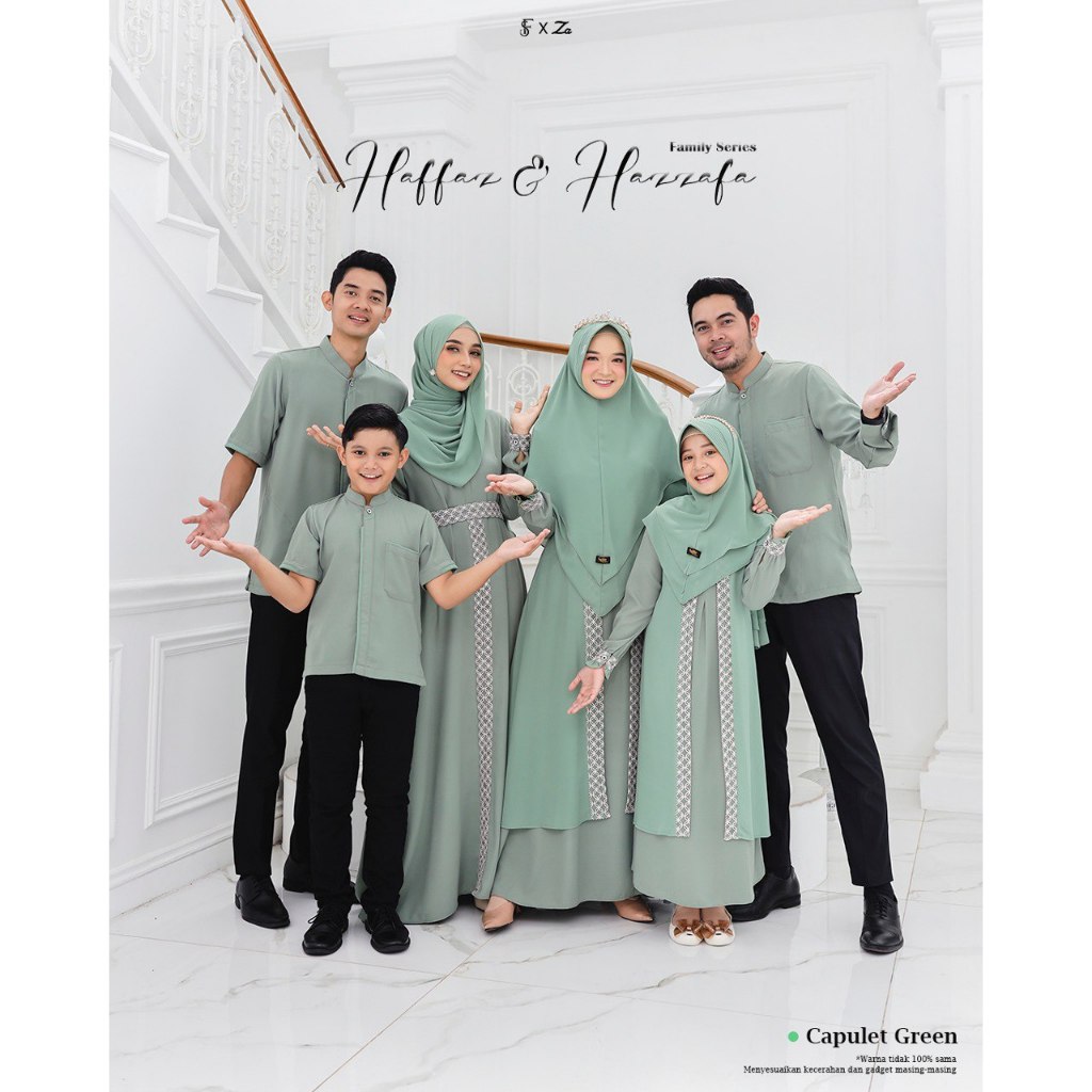 Sarimbit Keluarga 2024 Lebaran Couple Keluarga | Baju Muslim Wanita Hijab Syari Wudhu Busui Frendly 