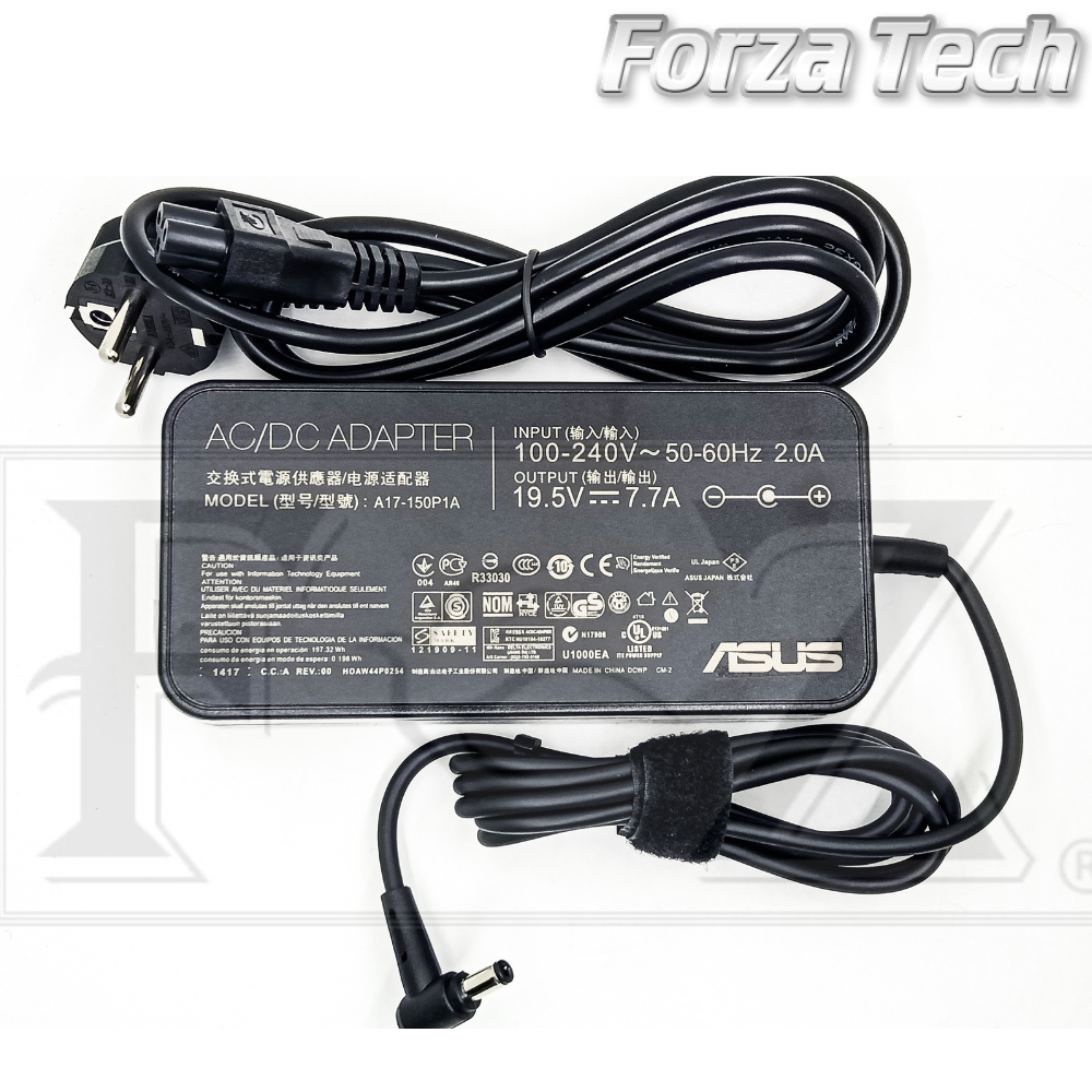 Adaptor Charger Clevo W650KK1 W651KK1 P655RA P671RA W650KJ1 P651RA P671SA P650RA W651KJ1 19.5V 7.7A 