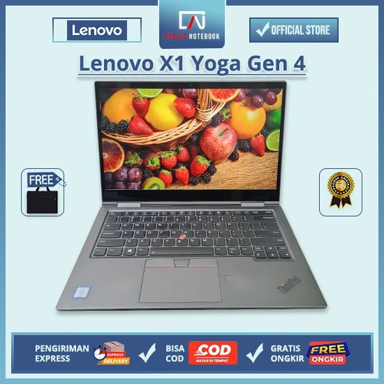 Laptop Lenovo Thinkpad X1 Yoga Core i5 SSD - Second Mulus Bergaransi