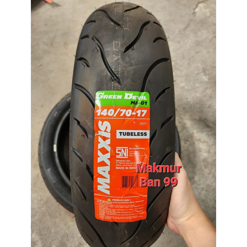 Promo Ban Motor MAXXIS Green Devil MA-G1 140/70 Ring 17 140/70-17 Tubeless Termurah