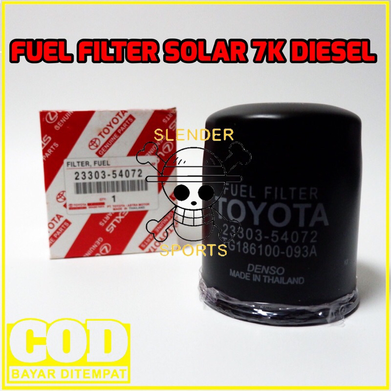 FUEL FILTER SOLAR SARINGAN SOLAR KIJANG 7K LGX DIESEL 23303-54072