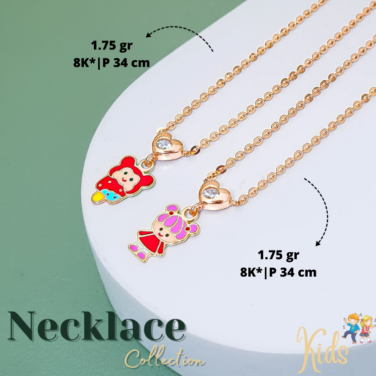 kalung anak karakter / kalung emas anak 8k -Djoyoredjo