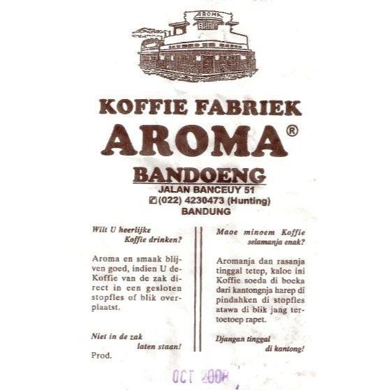 

Kopi Aroma 250 gr Khas Bandung Dari Pabrik