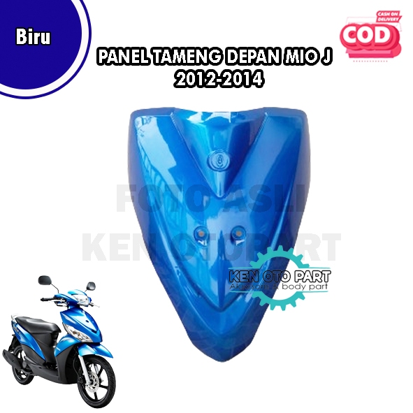 Cover Panel Dasi Tameng Depan Motor Yamaha Mio J 2012-2014 Warna biru