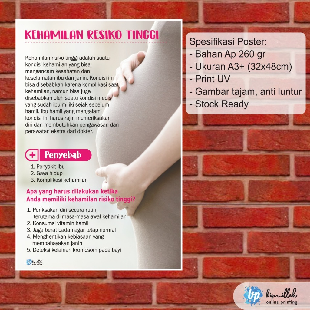 Poster kebidanan kehamilan resiko tinggi