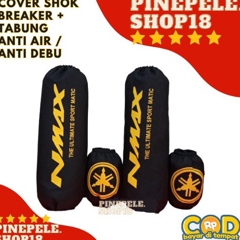 PON 2 set sepasang sarung shock plus tabung sarung shock belakang cover shock belakang Ohlins NMax A