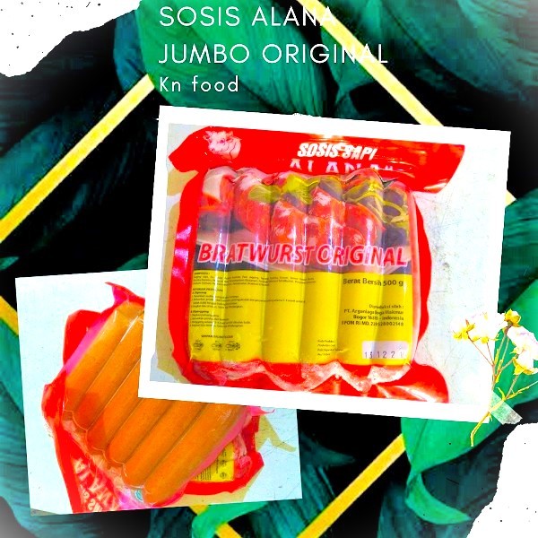

Sosis Sapi Alana JUMBO Sapi Isi 6pcs 500gr