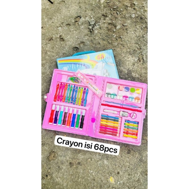 

Crayon warna isi 68pcs
