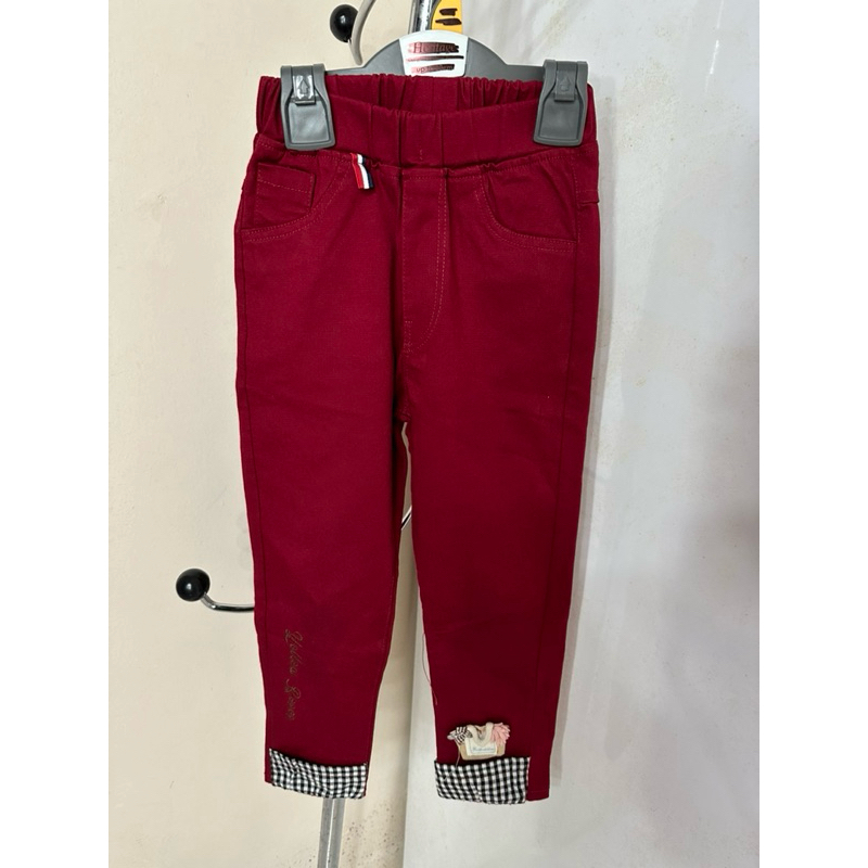 Preloved jegging merah anak perempuan