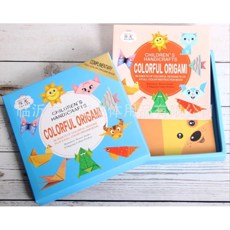 

Mainan Origami 3D Anak - Kertas Lipat Origami Anak - Origami Box Biru 96 Lembar - Kertas Origami - Colorful Origami English Version - Origami Warna Warni