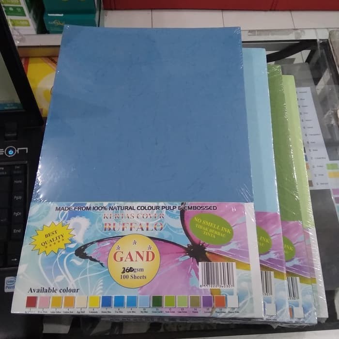 

Kertas Karton Jilid Buffalo Ukuran F4 / Folio Gand (1 PACK ISI 100 LEMBAR)