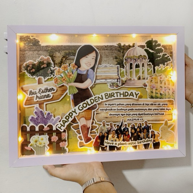 Custom Thematic Pop up Frame Ulang Tahun Wisuda Graduation Farewell Perpisahan