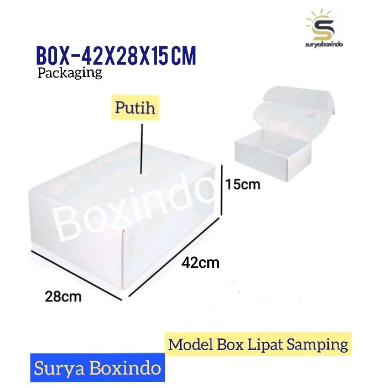 

Box/Kardus 42x28x15 cm(astoria)/Boneka /Paking/Hampers/tinggi15/tinggi10/Karton