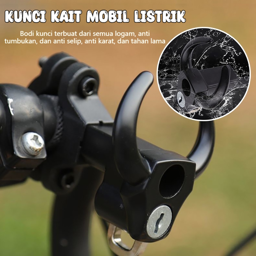 COD Gembok Helm Anti Maling Kunci Helm Motor Anti Kunci Pengaman Helm Motor Helm Motor Anda Dengan G
