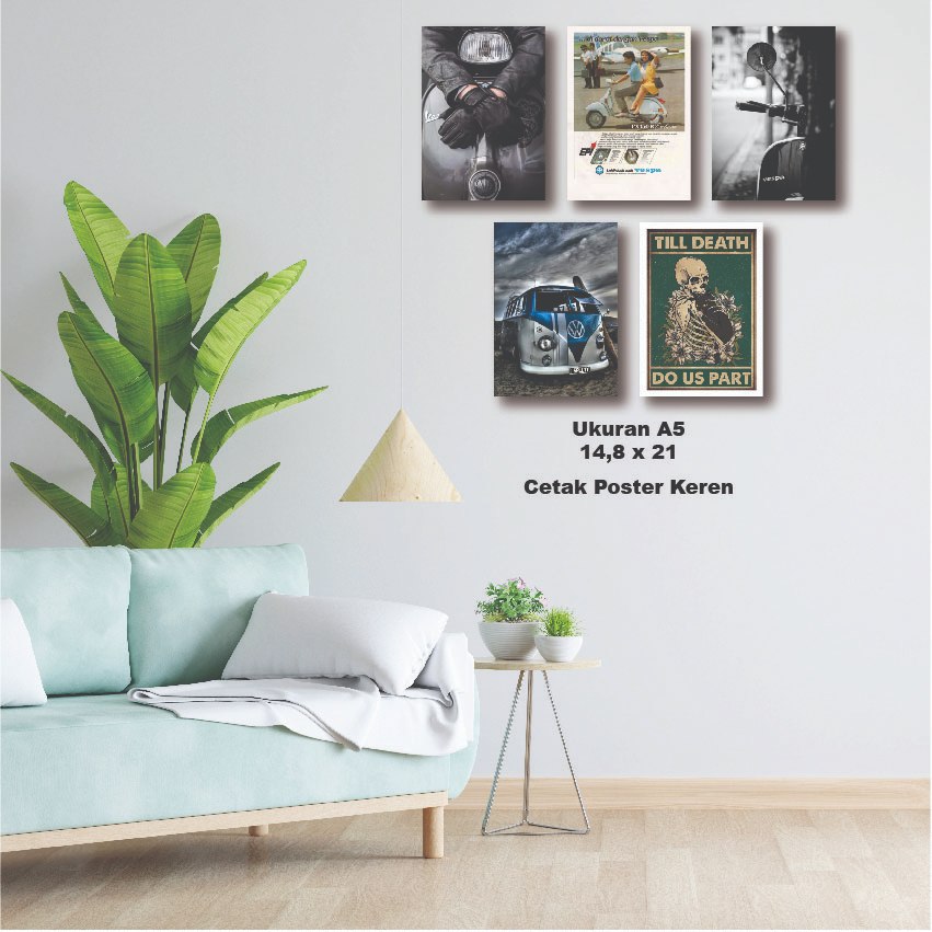Cetak Poster Foto Murah Ukuran A5