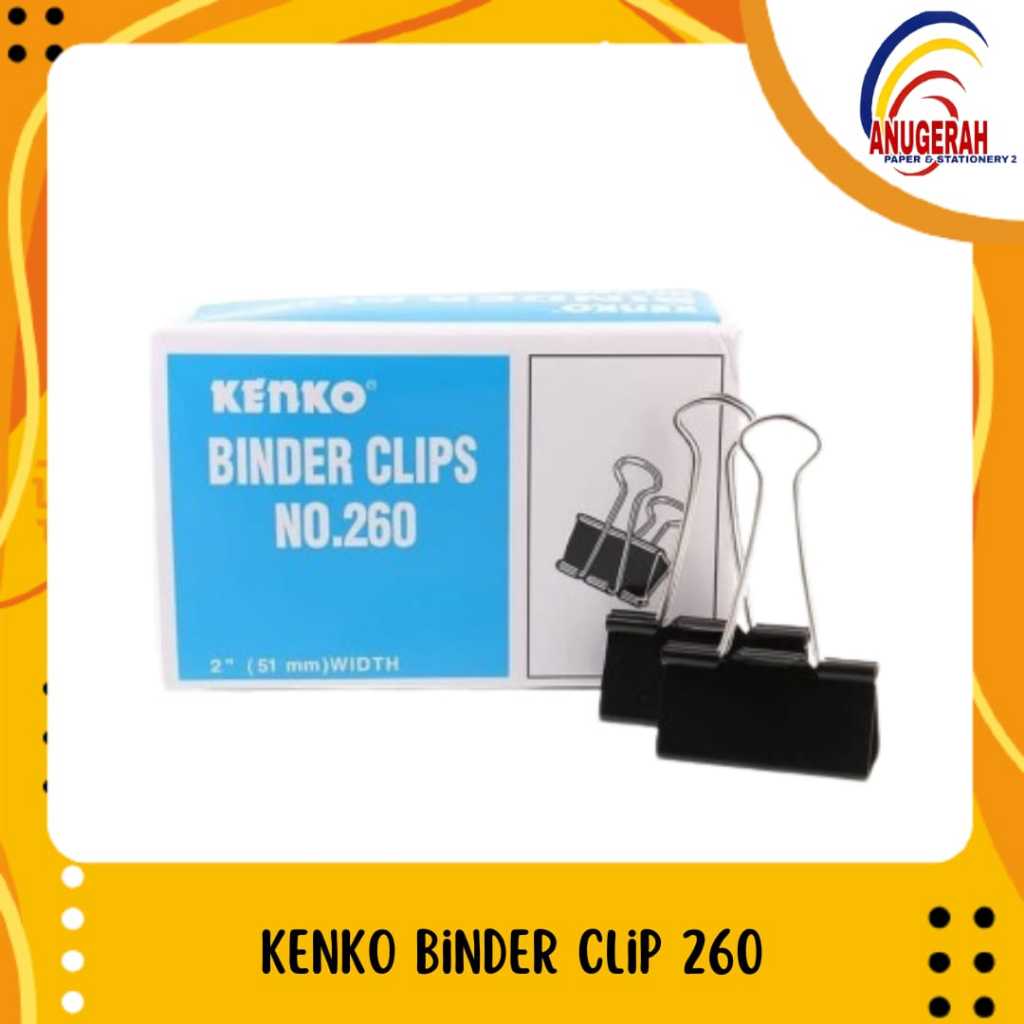 

BINDER CLIP KENKO 260 (PAK)