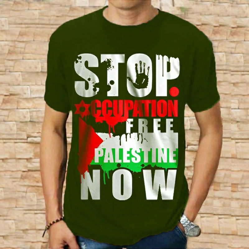 Kaos Distro Palestina Baju Palestina Original Pria Wanita Terbaru