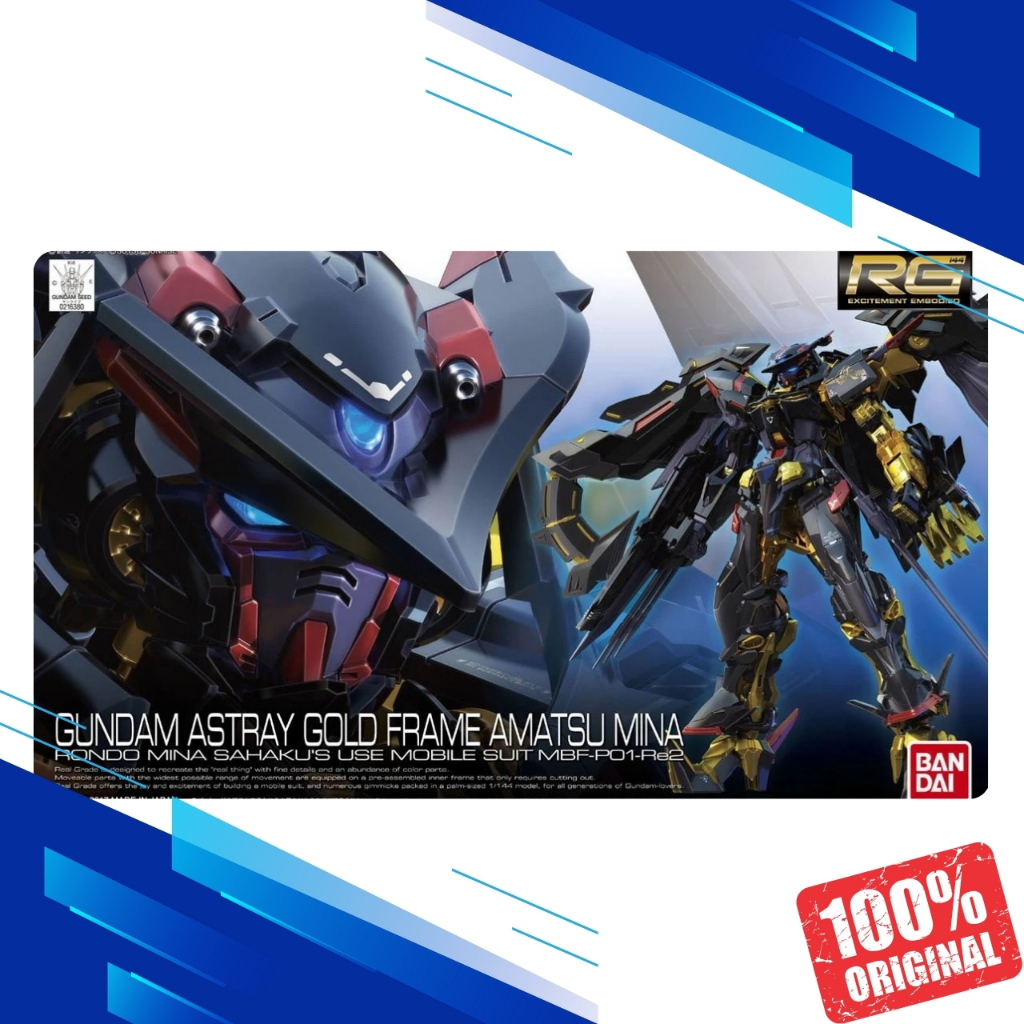 RG Gundam Astray Gold Frame Amatsu Mina ORIGINAL BANDAI