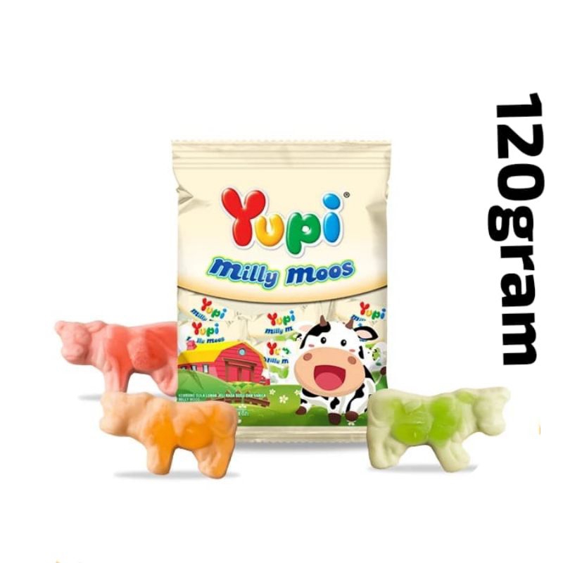 

Yupi Permen Jelly Milly Moos 120gr