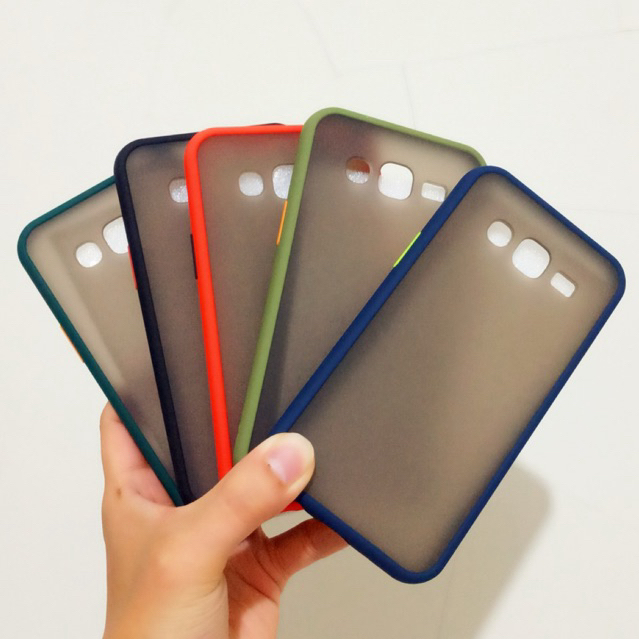 Bumper Candy Hybrid Matte Case Samsung J1 Ace , J3 2016 , J5 2015 , J7 Core , J7 2015 Casing Frosted