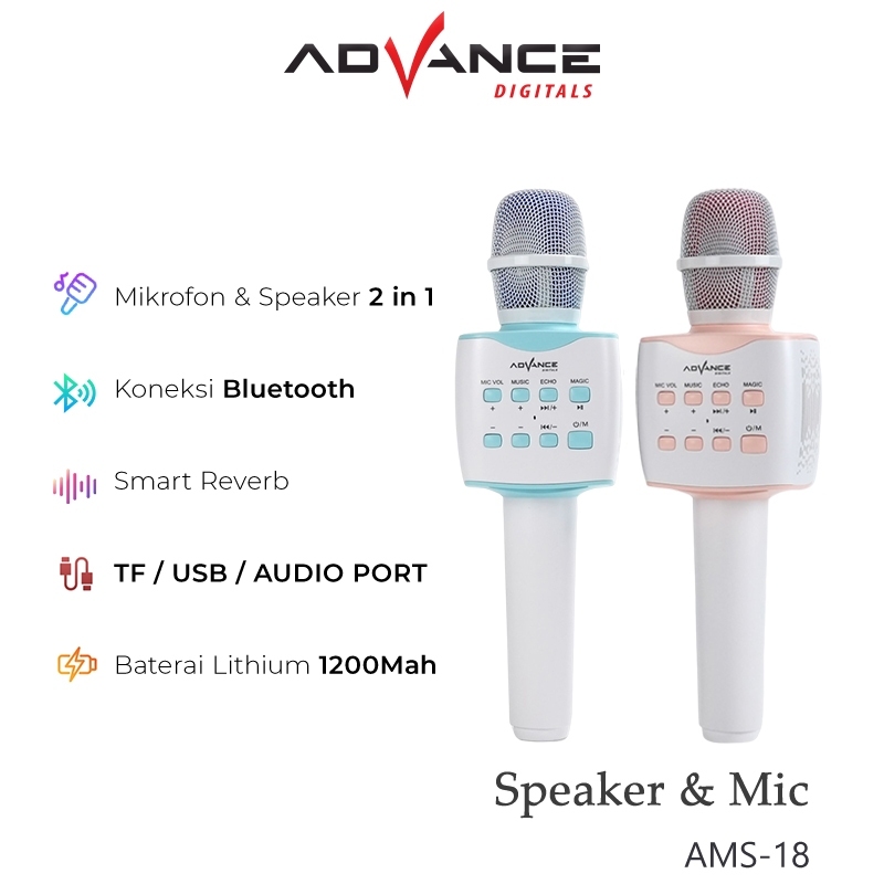 Advance Speaker Microphone AMS-18 Speaker Portable