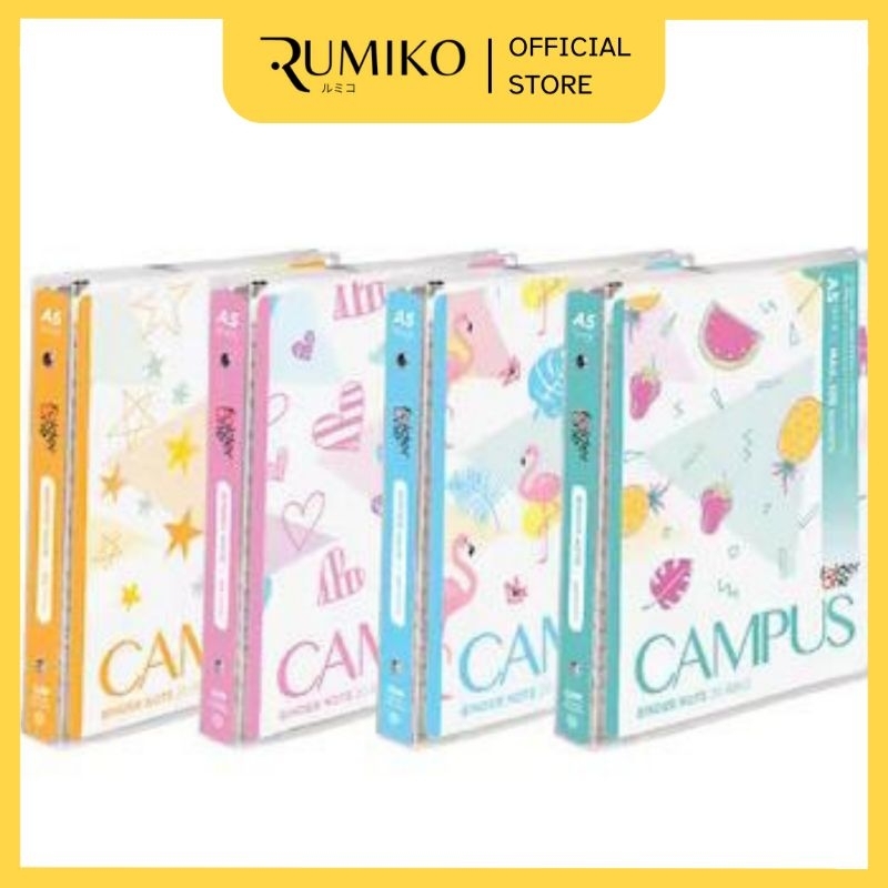 

Binder Note A5 20 Rings Motif Keren