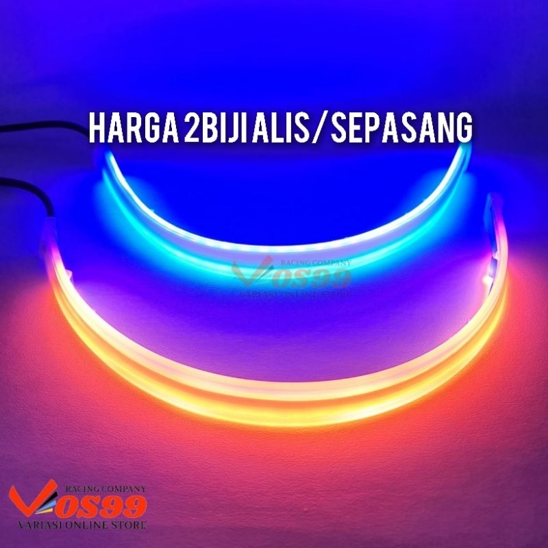 2BIJI SEPASANG LAMPU ALIS MOTOR VARIO BEAT SCOOPY AEROX NMAX MIO