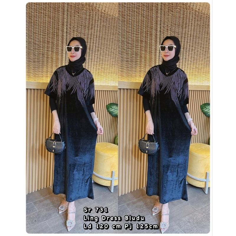 long dress wanita | long dress bludru | long dress import