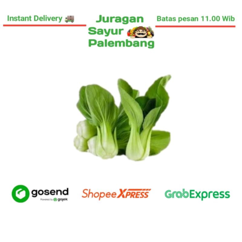 

Pakcoy / Sawi Sendok Fresh - Juragan Sayur Palembang