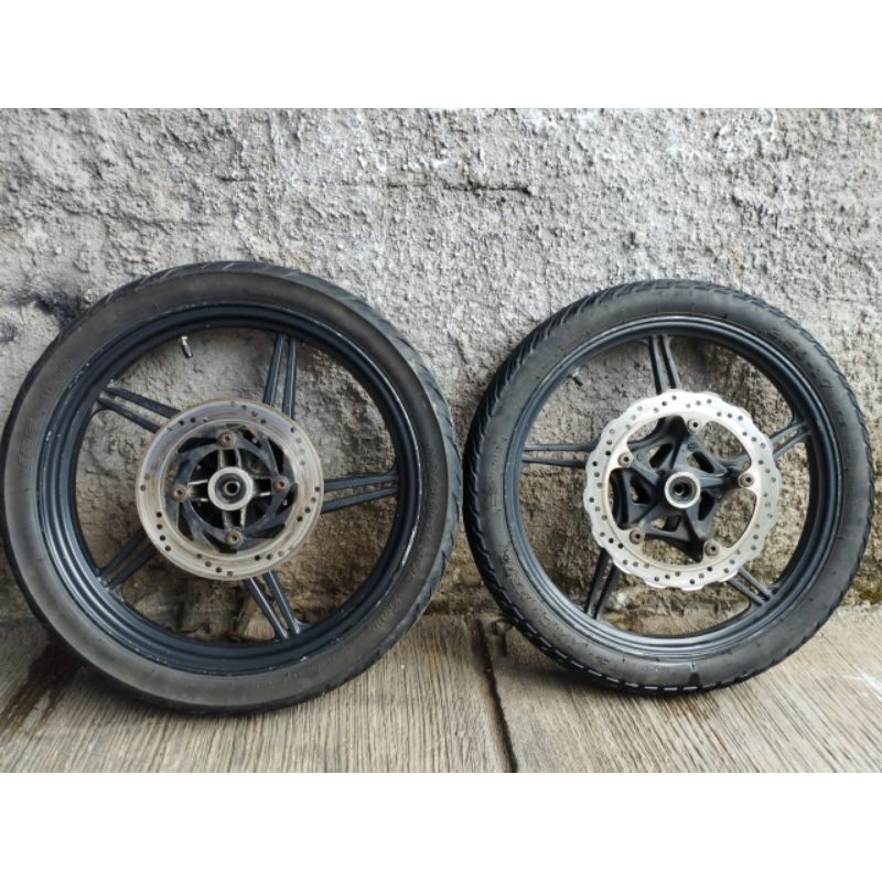 velg kawasaki athlete original copotan lengkap ban