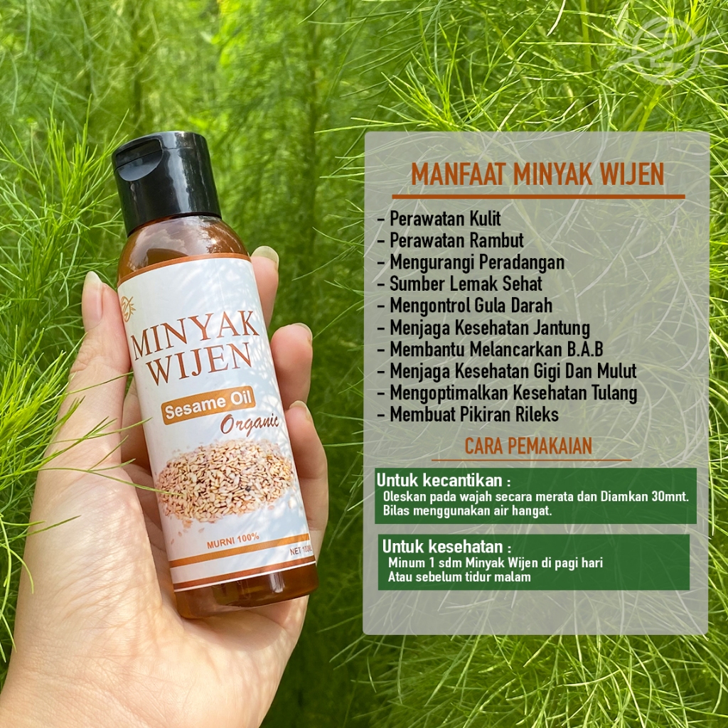 

Minyak Wijen Asli Original 100ml Antioksidan Sehat