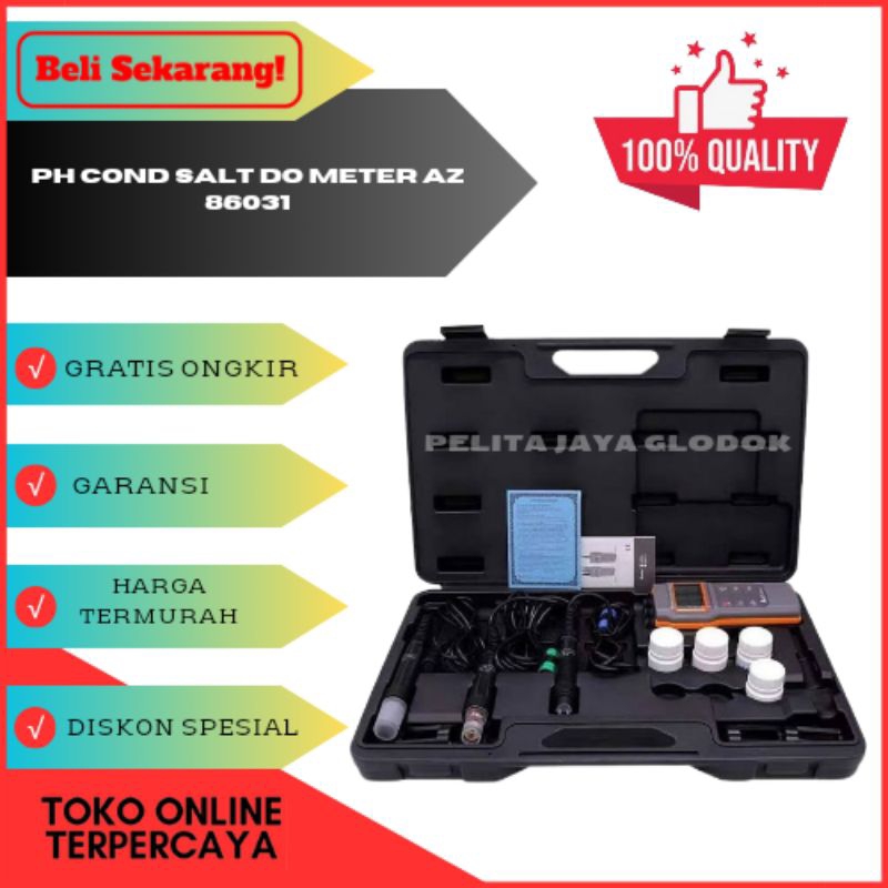 PH Cond Salt DO Meter AZ 86031 Dissolved Oxygen Salinity TDS AZ86031